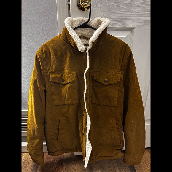 Levi’s Corduroy Sherpa Trucker Jacket - Picture 1 of 3